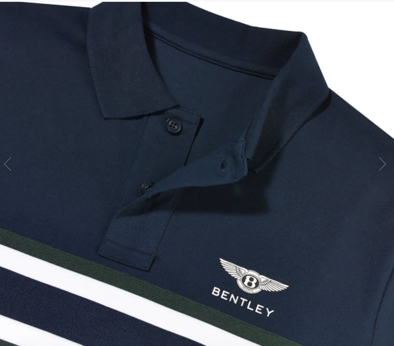 Bentley Chest Stripe Polo Shirt - Image 3