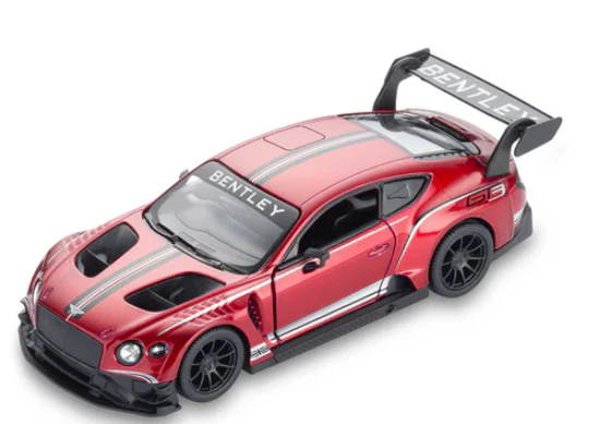 Bentley Continental GT3 Pull-back Toy Car - Image 3