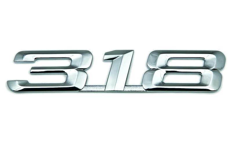 BMW Genuine "318" Self-Adhesive Sticker Badge Emblem