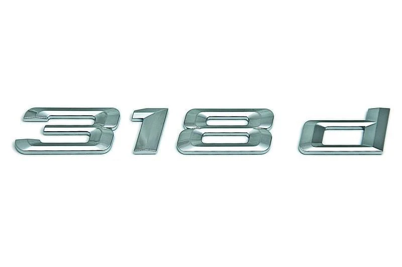 BMW Genuine "318d" Self-Adhesive Sticker Badge Emblem