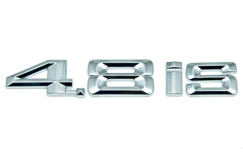 BMW Genuine "4.8is" Self-Adhesive Sticker Badge Emblem Left