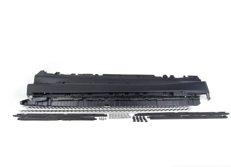 BMW Genuine Aluminium Side Step Running Board Bar Retrofit Kit