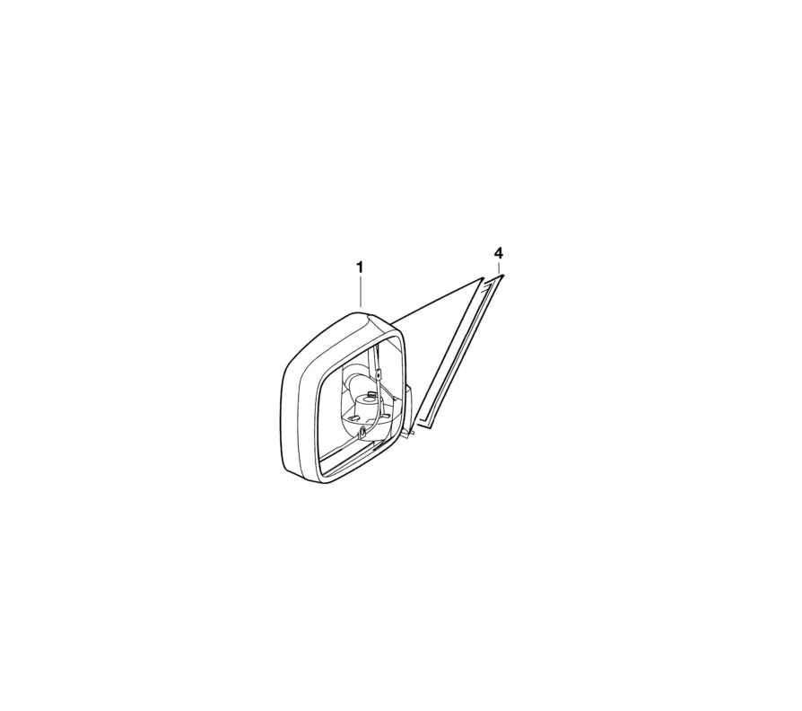 BMW Genuine Exterior Wing Mirror Electric Heated Left