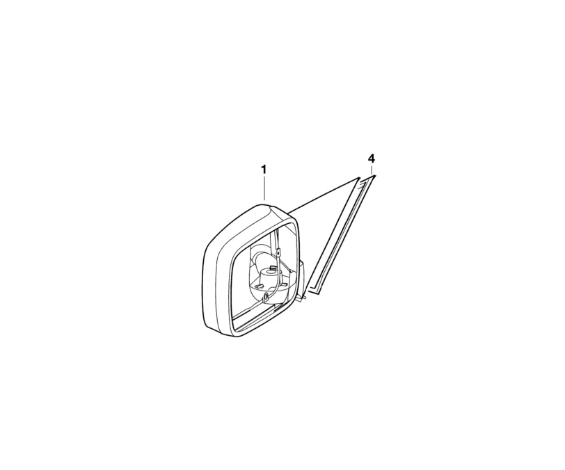 BMW Genuine Exterior Wing Mirror Electric Heated Right
