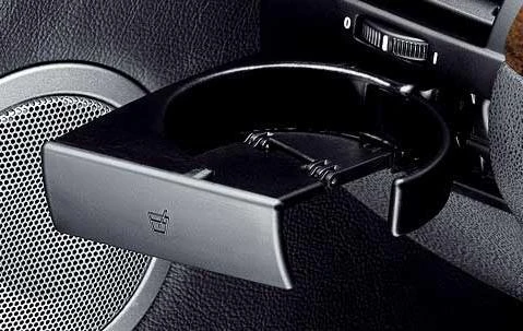 BMW Genuine Face Plate Cover for Cup Holder Left Black - Image 2