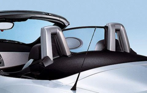BMW Genuine Headrest Roll Bar Cover Trim Front Right Silver
