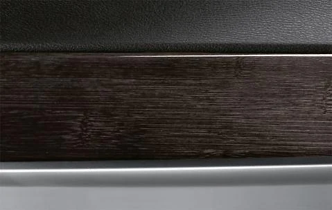 BMW Genuine Interior Door Trim Strip Front Right Bamboo Wood