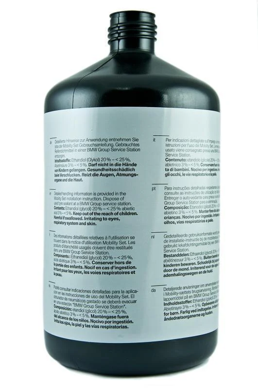 BMW Genuine Mobility System Tyre Inflating Bottle 300ml
