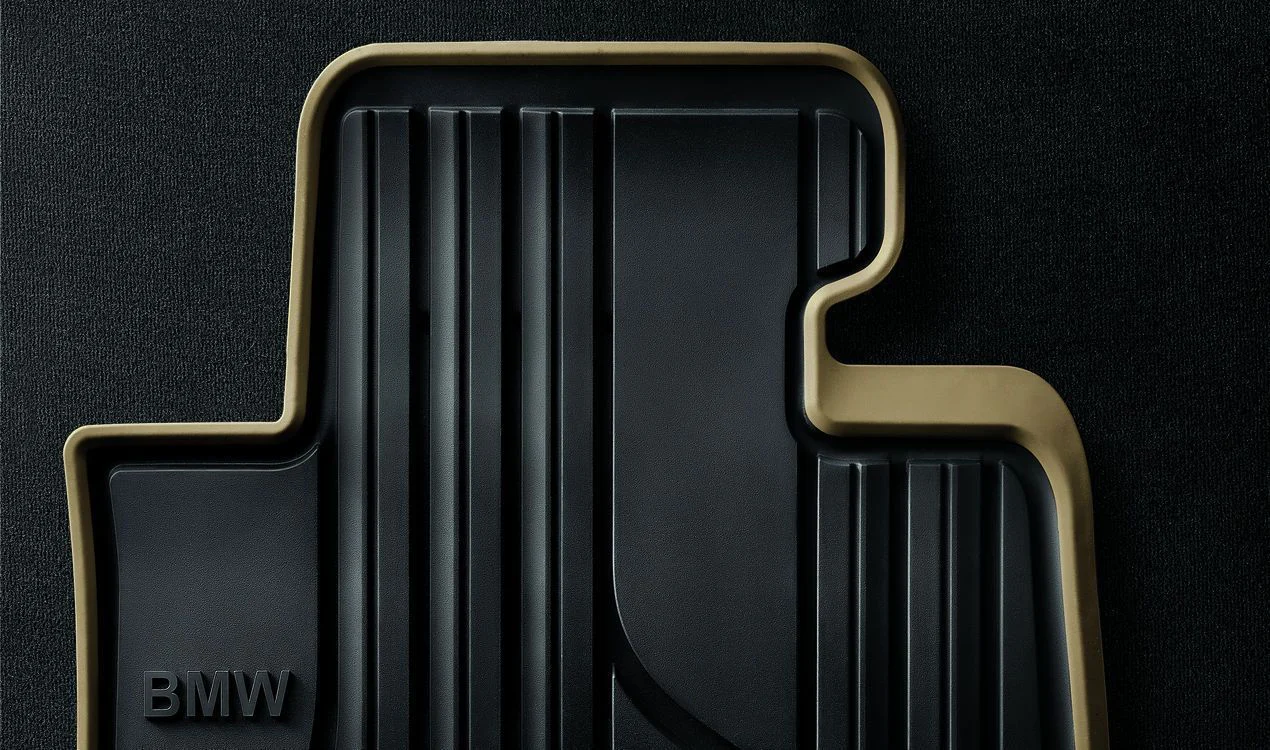BMW Genuine 'Modern' Rubber Front Floor Mats For LHD AWD