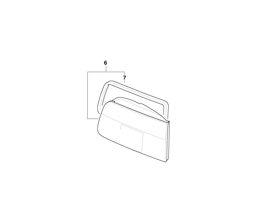 BMW Genuine Rear Boot/Trunk Lid Light/Lamp Right