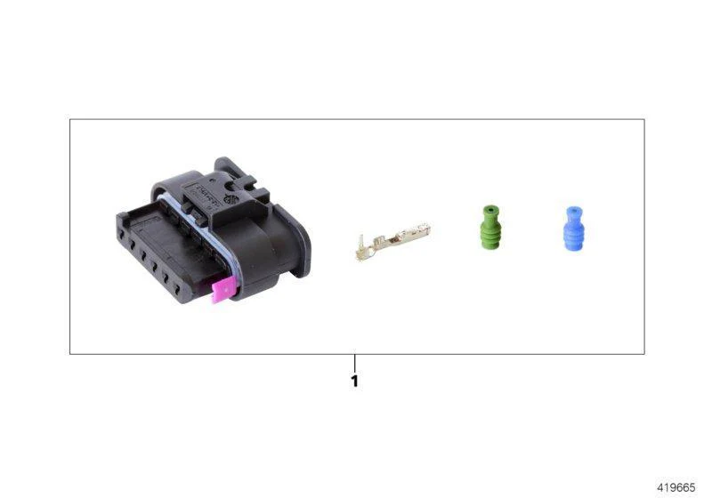 BMW Genuine Repair Kit For Socket Housing 6-pin