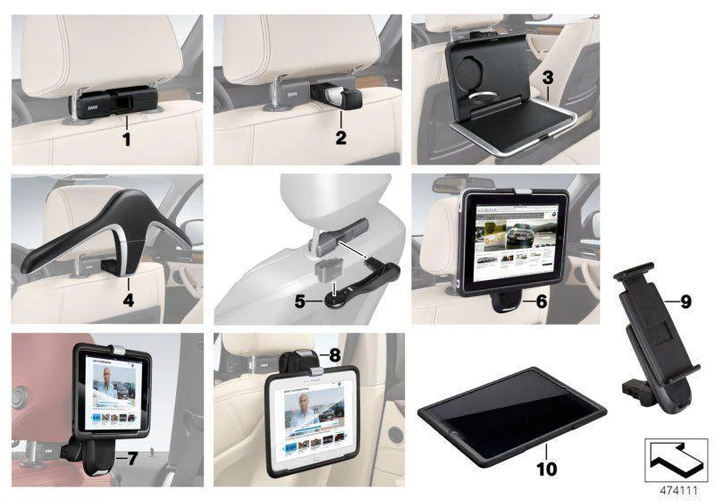 BMW Genuine Safety Protector Cover Case For Apple iPad Air 2