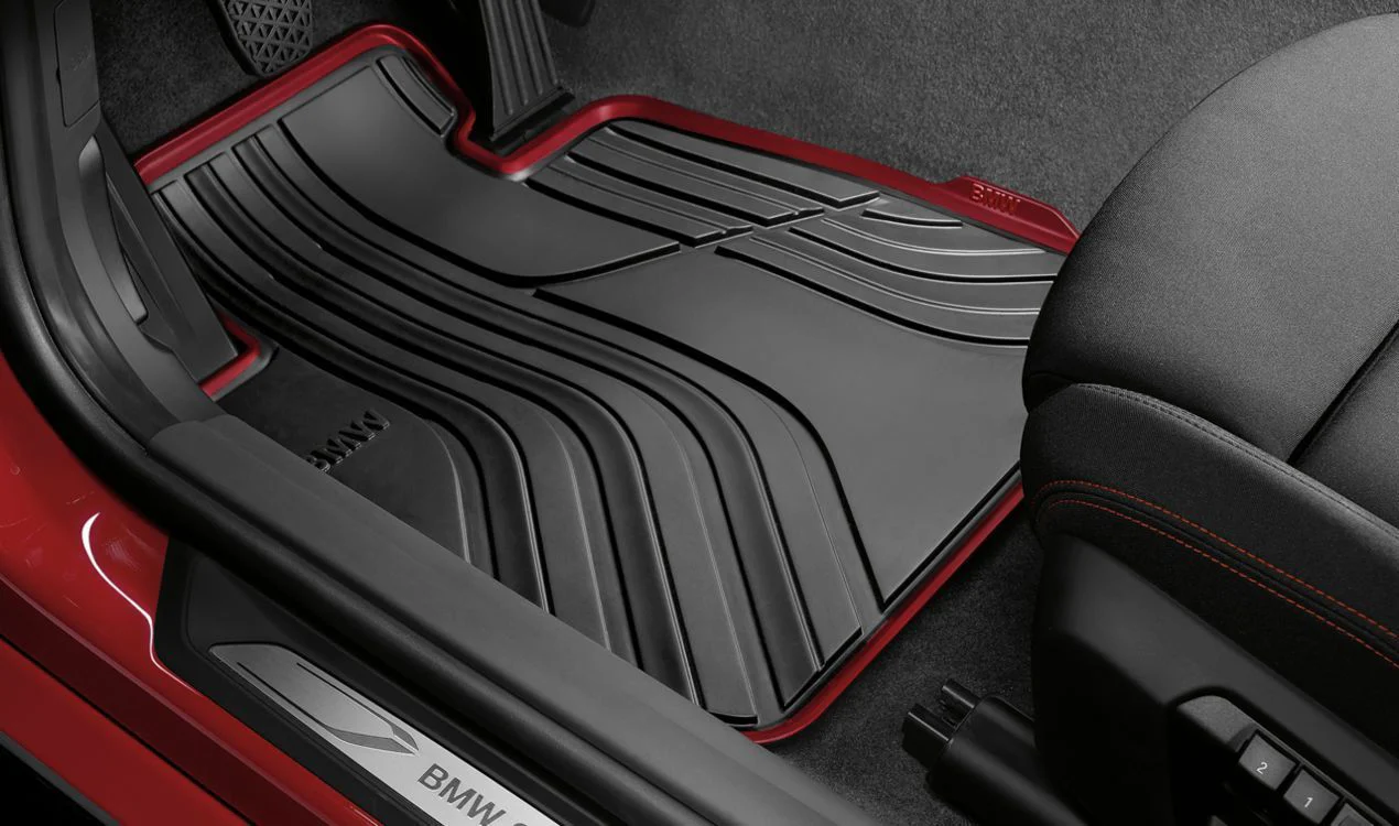BMW Genuine 'Sport' Rubber Front Floor Mats For LHD AWD