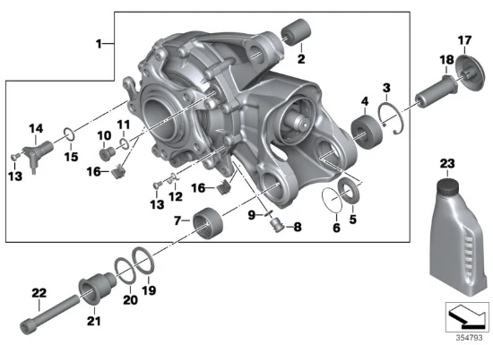 BMW Genuine Wheel Speed Sensor 34517666436
