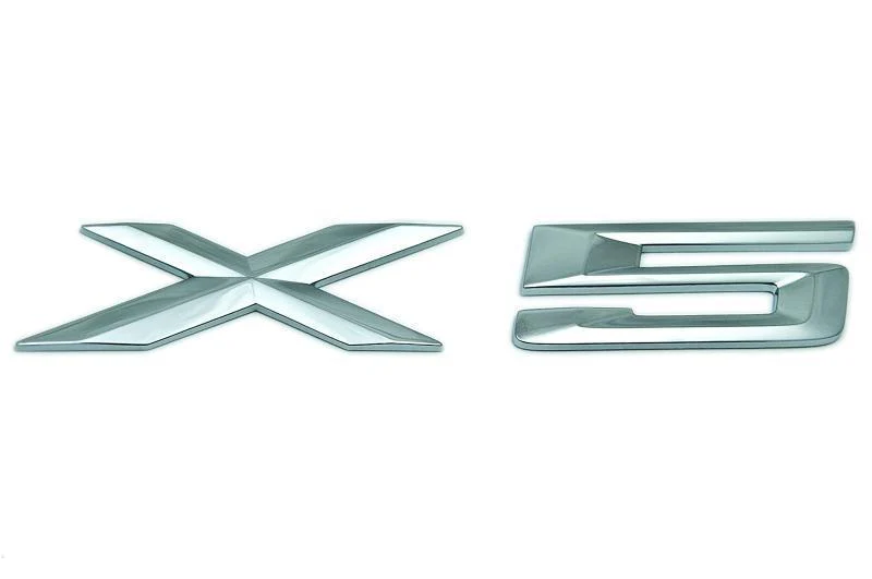 BMW Genuine "X5" Self-Adhesive Sticker Badge Emblem