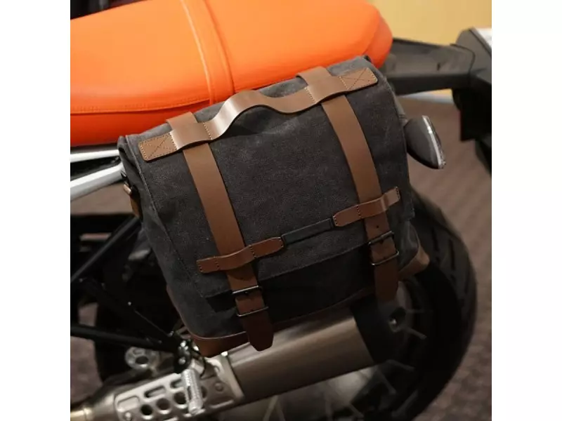 BMW Motorrad Genuine R-Nine Saddel Bag Leather Right / R nine T, T Pure, T Racer, T Urban GS, T Scrambler - Image 2