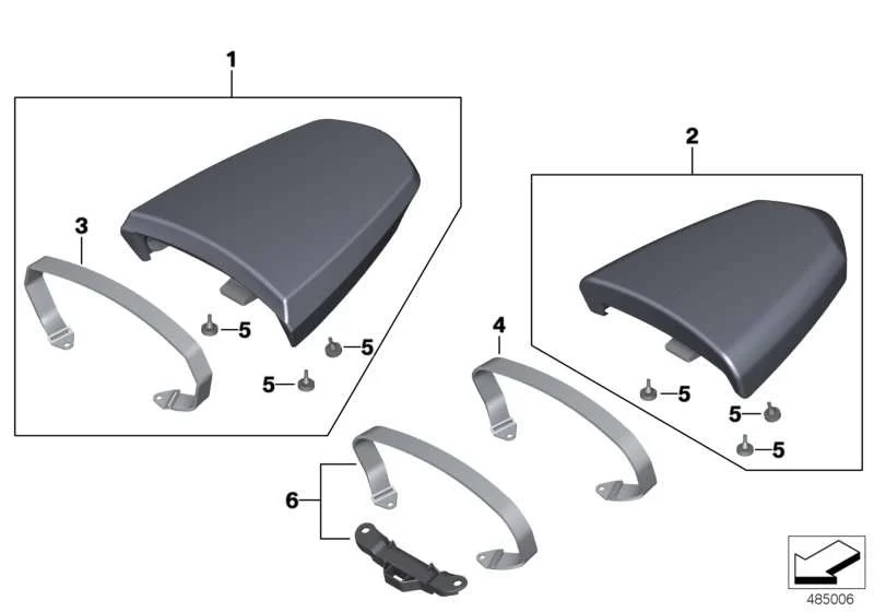 BMW Motorrad Passenger Seat Comfort - R NineT (Pure/Scrambler/Racer/UrbanGs) - Image 3