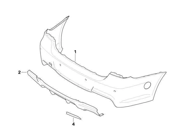 BMW Performance Genuine Rear Right Covering - Image 2