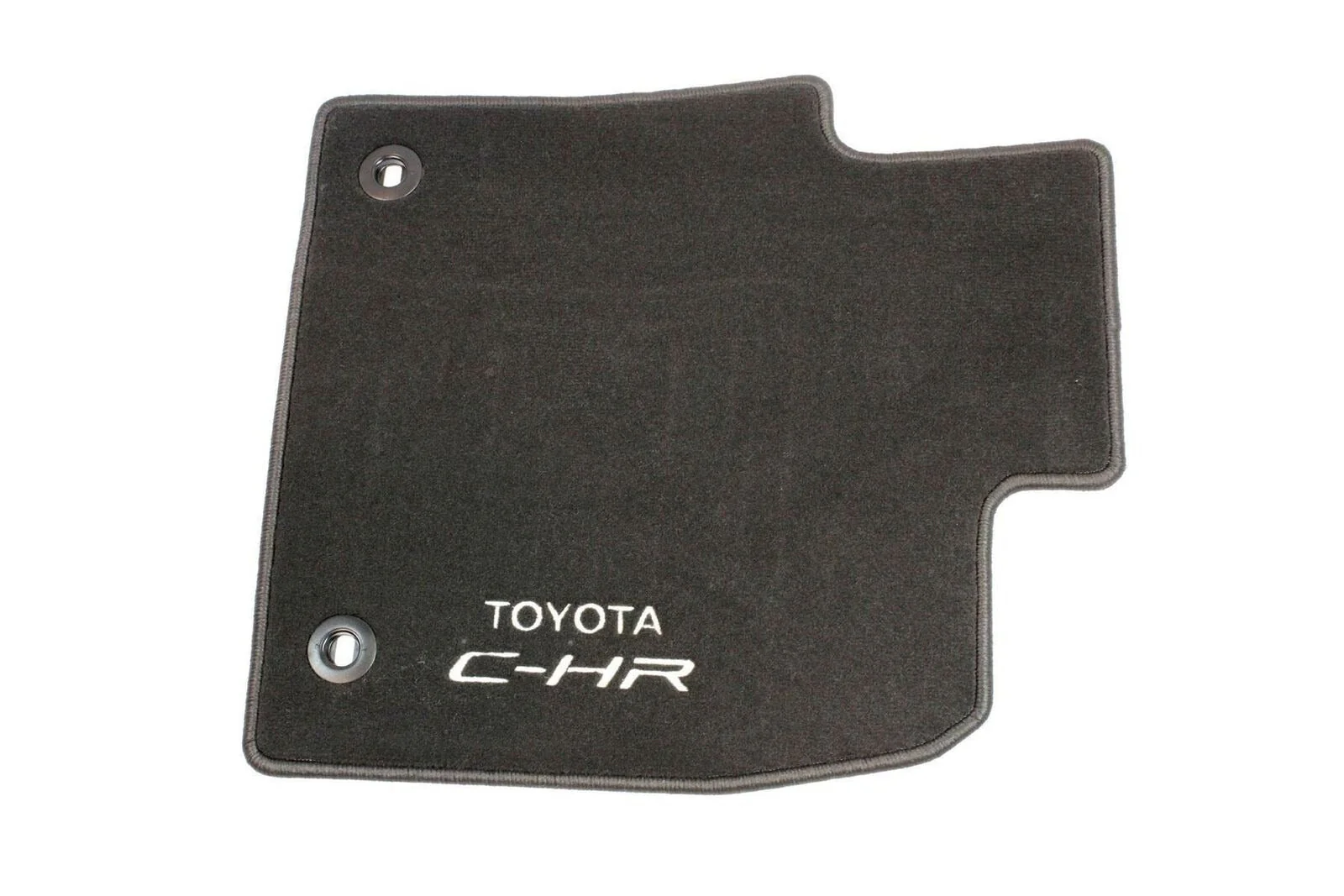 Toyota Front & Rear Carpet Floor Mats Black W/Logo -C-HR Hybrid 2WD - Image 3