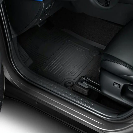 Toyota Front & Rear Carpet Floor Mats Black W/Logo -C-HR Hybrid 2WD