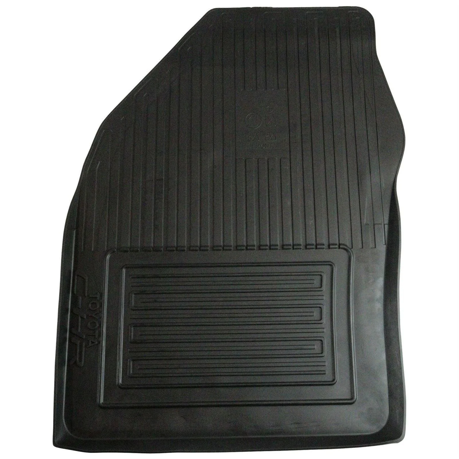 Toyota Front & Rear Carpet Floor Mats Black W/Logo -C-HR Hybrid 2WD - Image 4