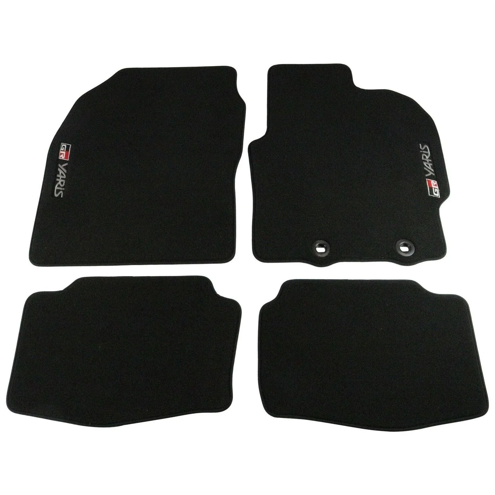 Toyota  Front & Rear Carpet Floor Mats With Logo - Yaris GR - Image 3