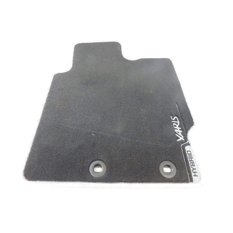 Toyota Full Set Carpet Car Mats Silver Trim - Yaris Hybrid - Image 2