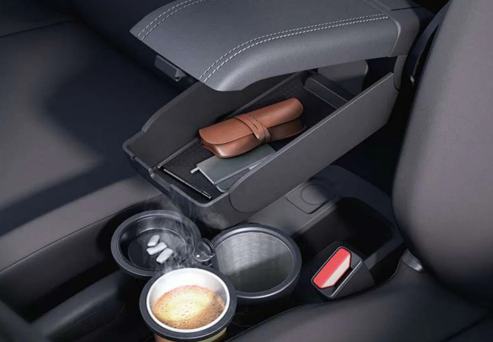 Dacia Front Armrest With Storage Space and Cup Holder Organiser - Jogger