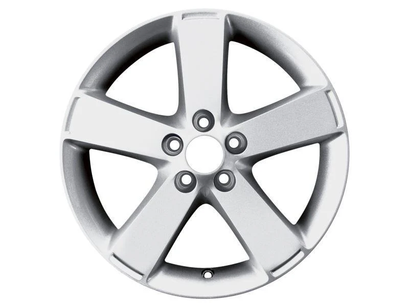 Ford Alloy Wheel 17" 5-spoke design, silver machined front