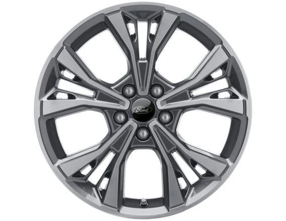 Ford Alloy Wheel 18" 5 x 2-spoke design, tarnish dark machined
