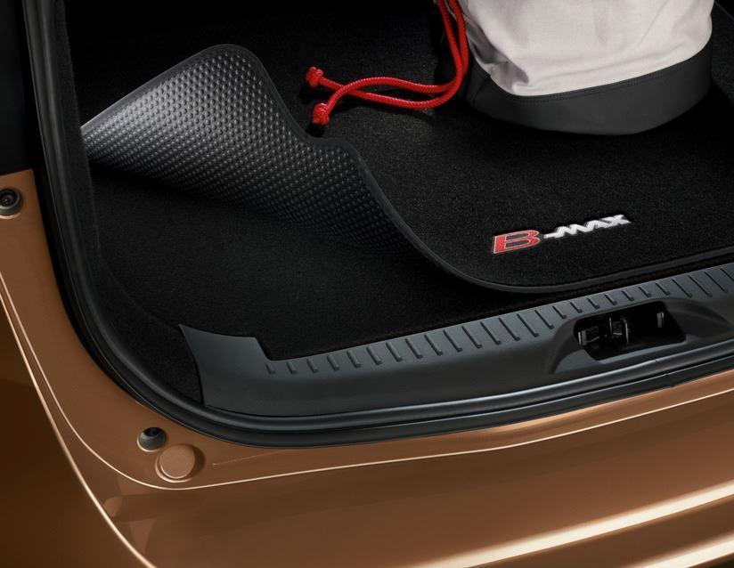 Ford B-MAX Load Compartment Mat black, with B-MAX logo 2012