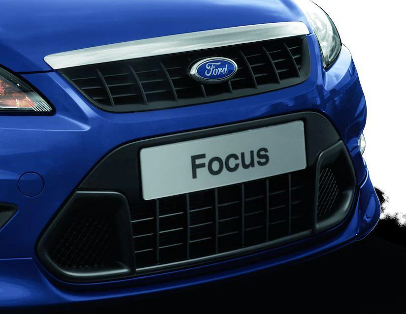 Ford Focus Front Grille lower grille insert in dark grey 01/2008 12/2010