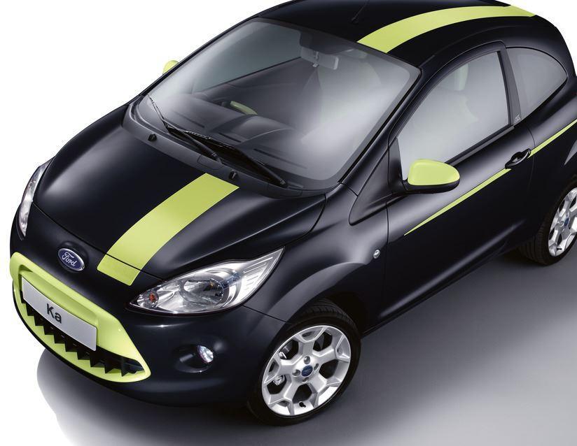 Ford Ka Decor Stripes for bonnet, roof and tailgate, jump (green) 09/2008 05/2016