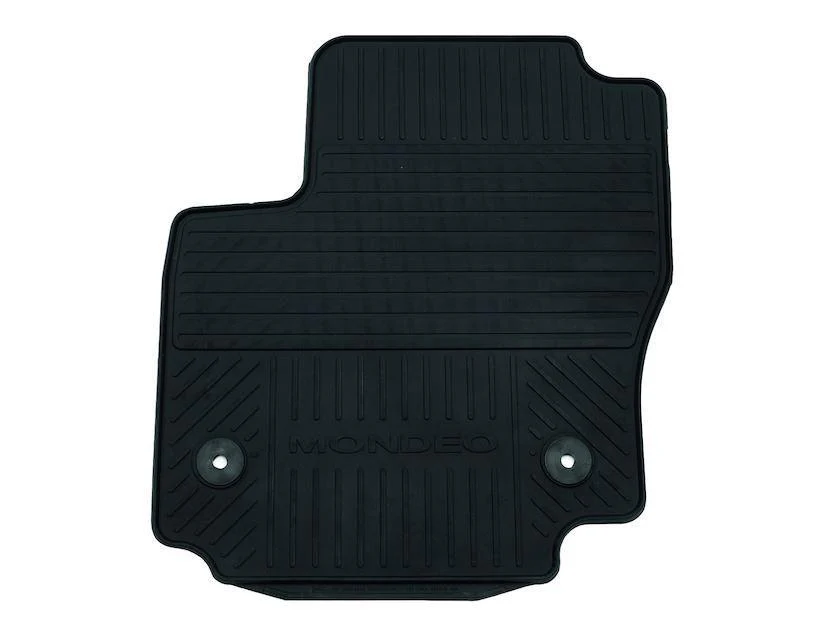 Ford Mondeo Rubber Floor Mats front, black 09/2010 08/2014