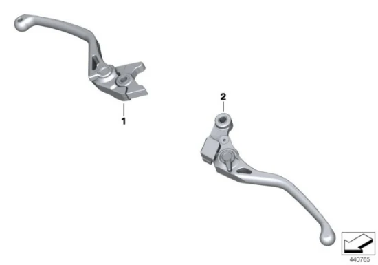 Genuine BMW Motorrad HP Milled Clutch Hand Lever For S1000 XR 77228355201