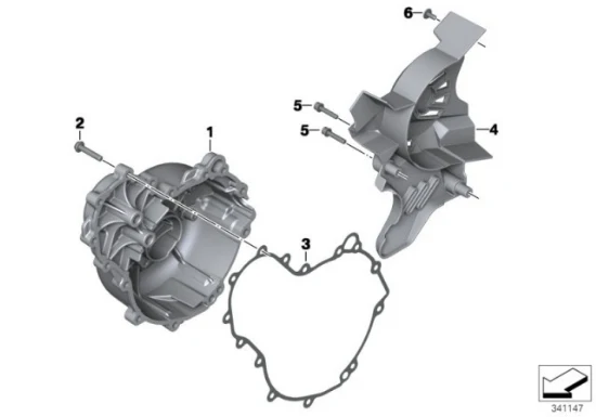 Genuine BMW Motorrad Right Engine Housing Cover Gasket For F800 GT S 11147670688