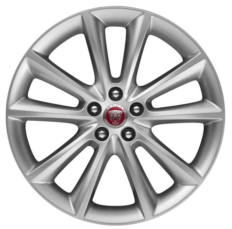 Jaguar Alloy Wheel 19" Style 1018, 10 spoke, Silver