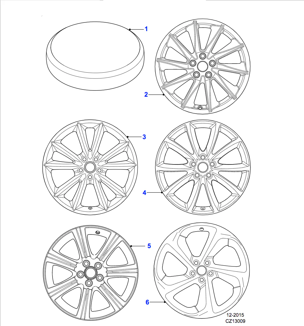 Jaguar Alloy Wheel 20" Style 5062, Forged, 5 spoke, Carbon Fibre Silver Weave, Front - Image 2