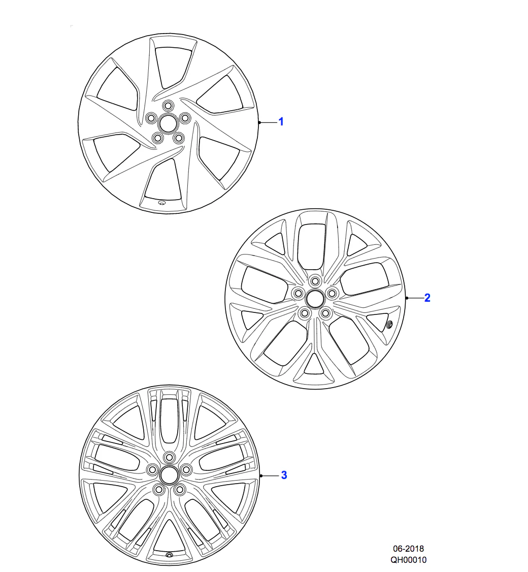 Jaguar Alloy Wheel 20" Style 5070, 5 split spoke, Technical Grey Diamond Turned finish - Image 2