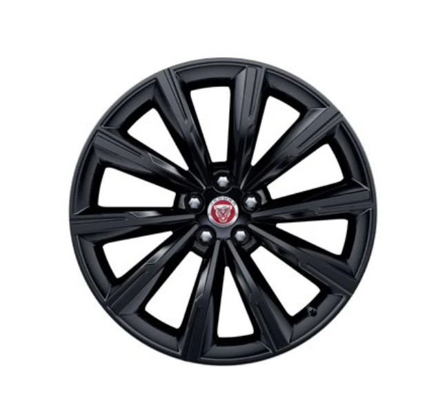 Jaguar Alloy Wheel 20" Venom, with Gloss Black finish, Front