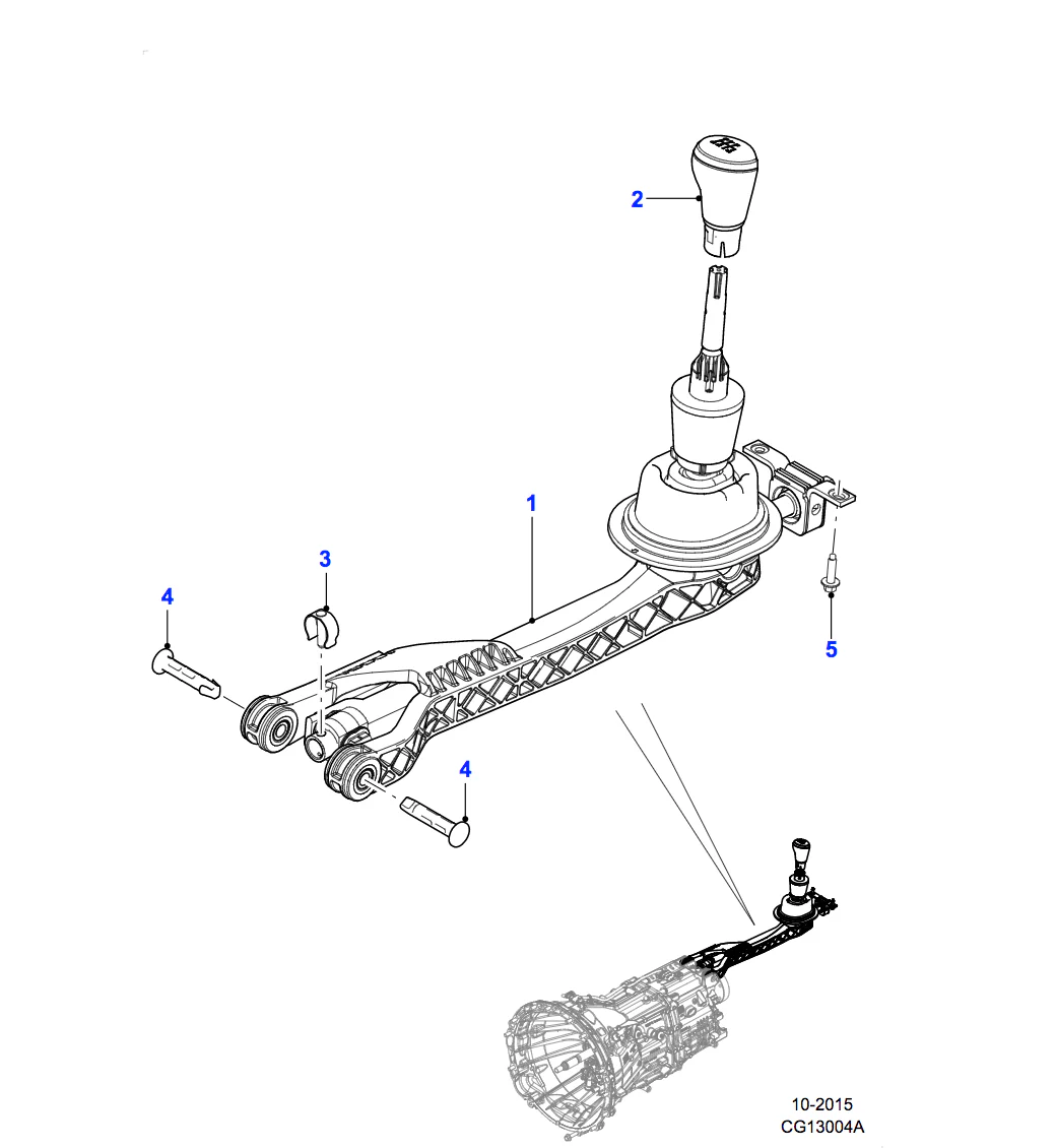 Jaguar Carbon Fibre Gear Selector Manual - Image 2
