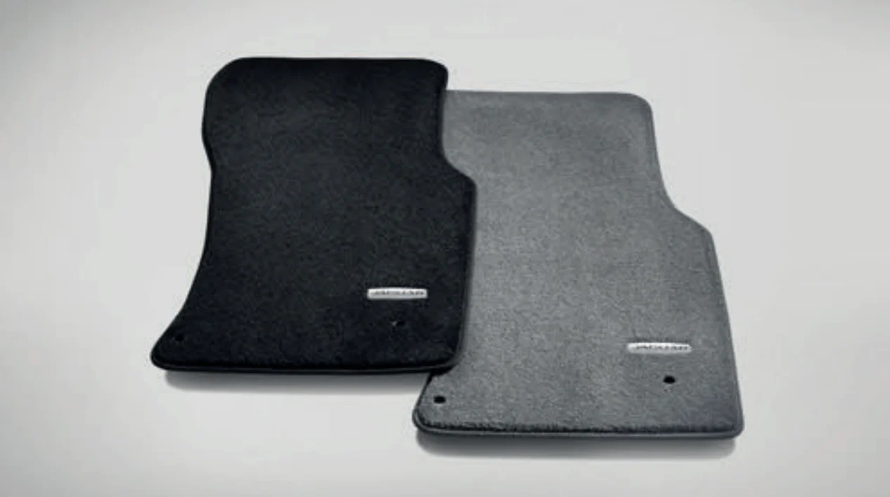 Jaguar Carpet Mat Set Oyster, RHD