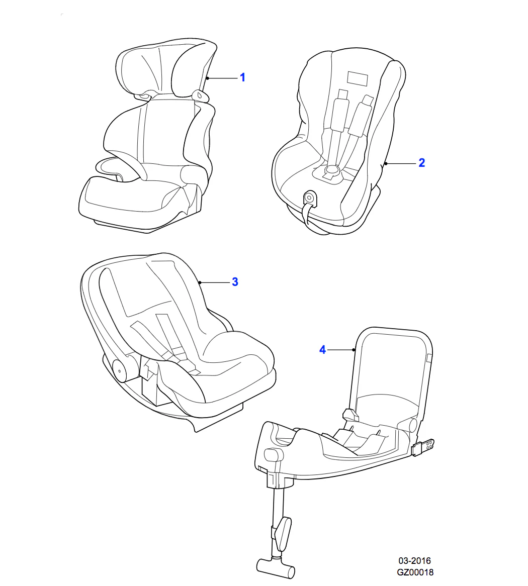 Jaguar Child Seat Group 1 - Image 2