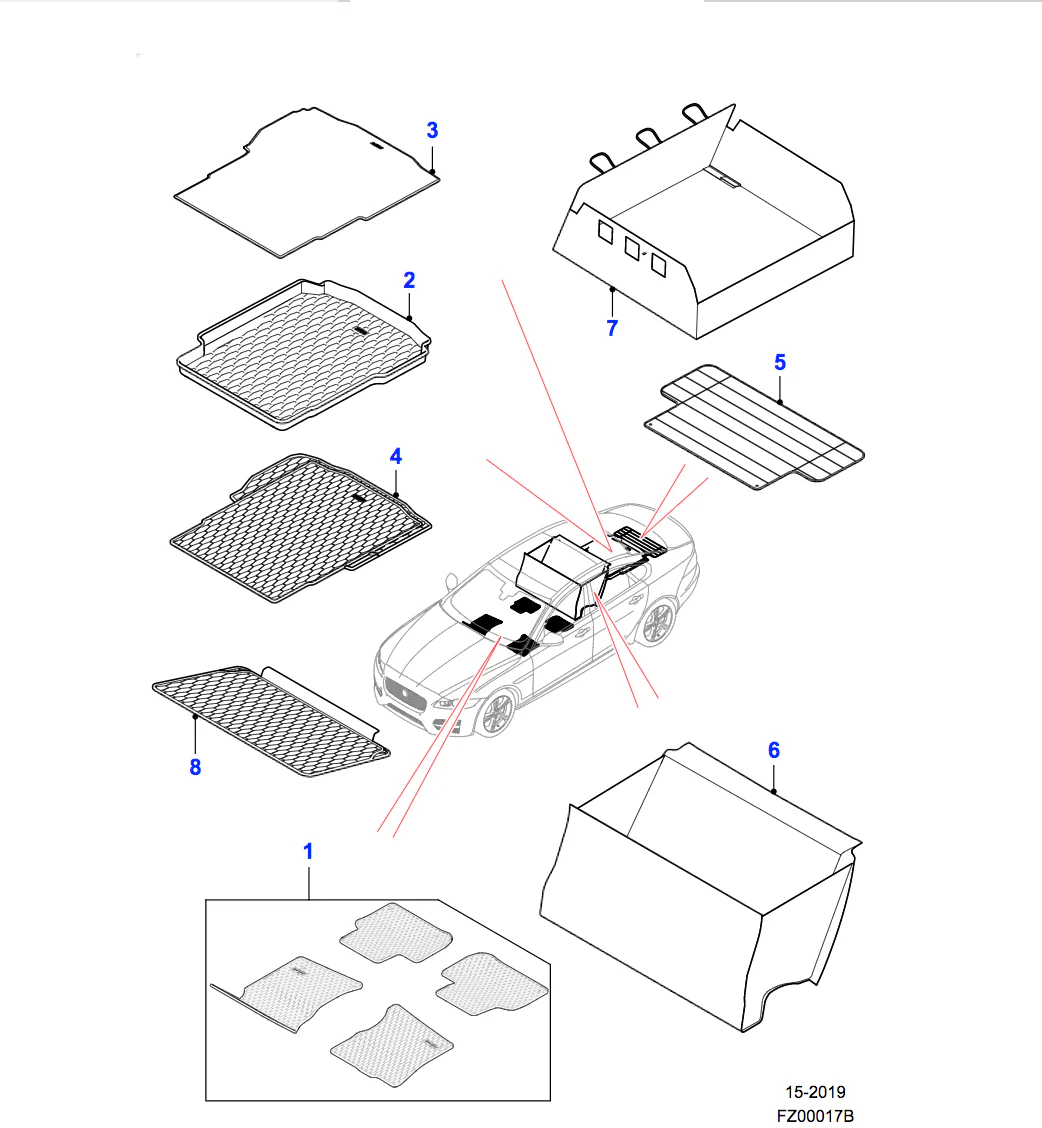 Jaguar Loadspace Rubber Mat Tyre Repair Kit - Image 2