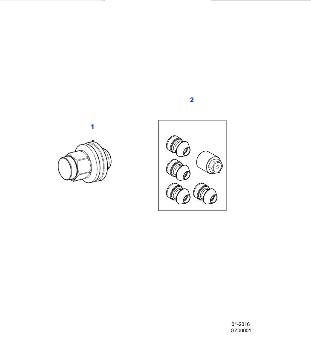Jaguar Locking Wheel Nuts Chrome - Image 2