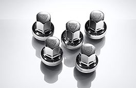 Jaguar Logo Chrome Wheel Nuts - Image 2