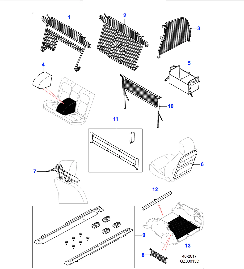 Jaguar Luggage Partition Full Height - Image 2
