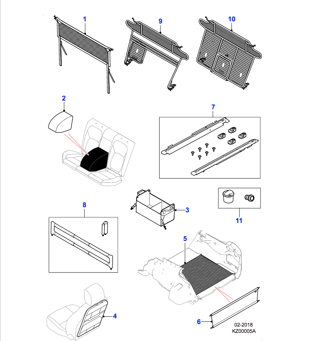 Jaguar Luggage Partition Full Height - Image 2