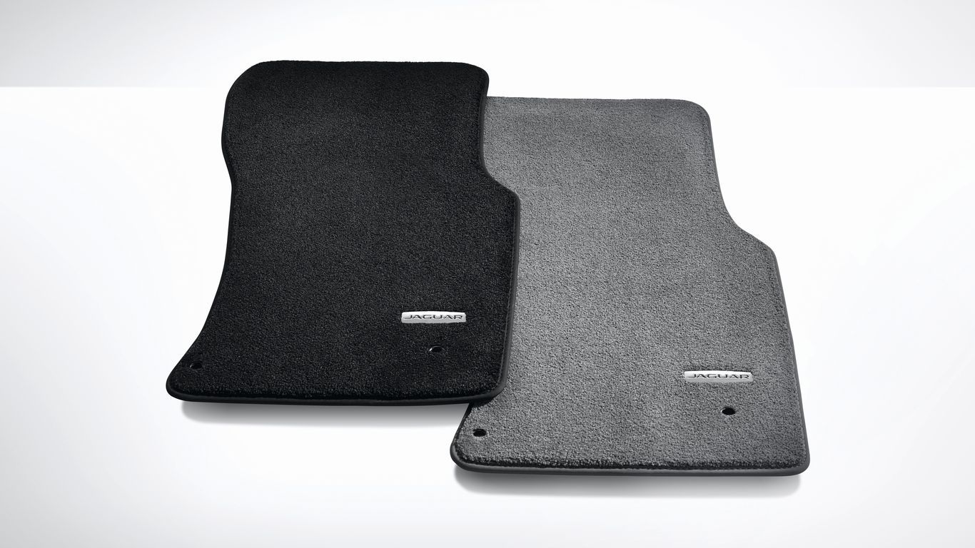 Jaguar Luxury Carpet Mats Ebony, RHD