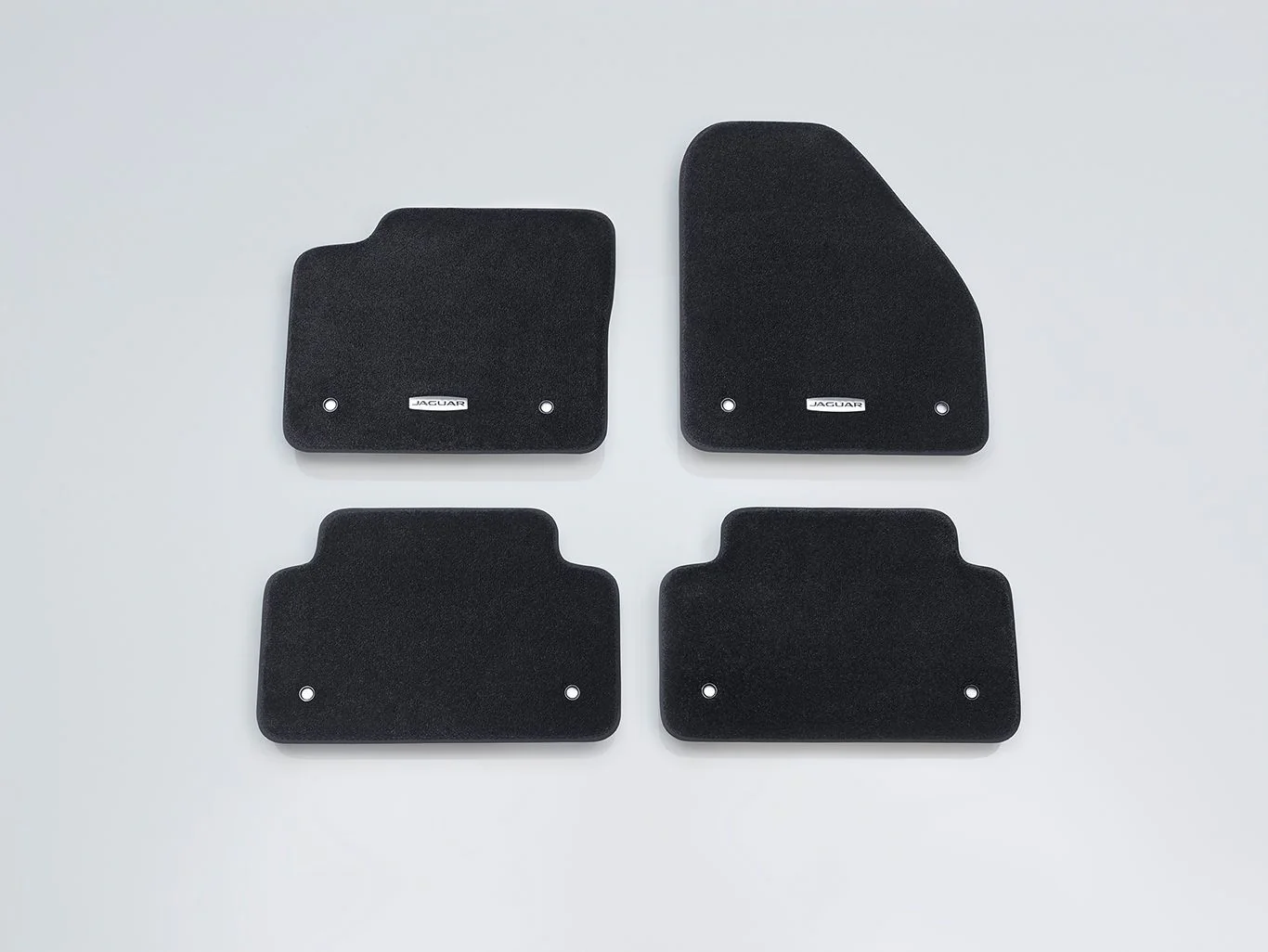 Jaguar Luxury Carpet Mats Ebony, RHD, Manual